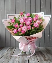 Букет Розовый кустик #REPLACE_PRED# Кировской
