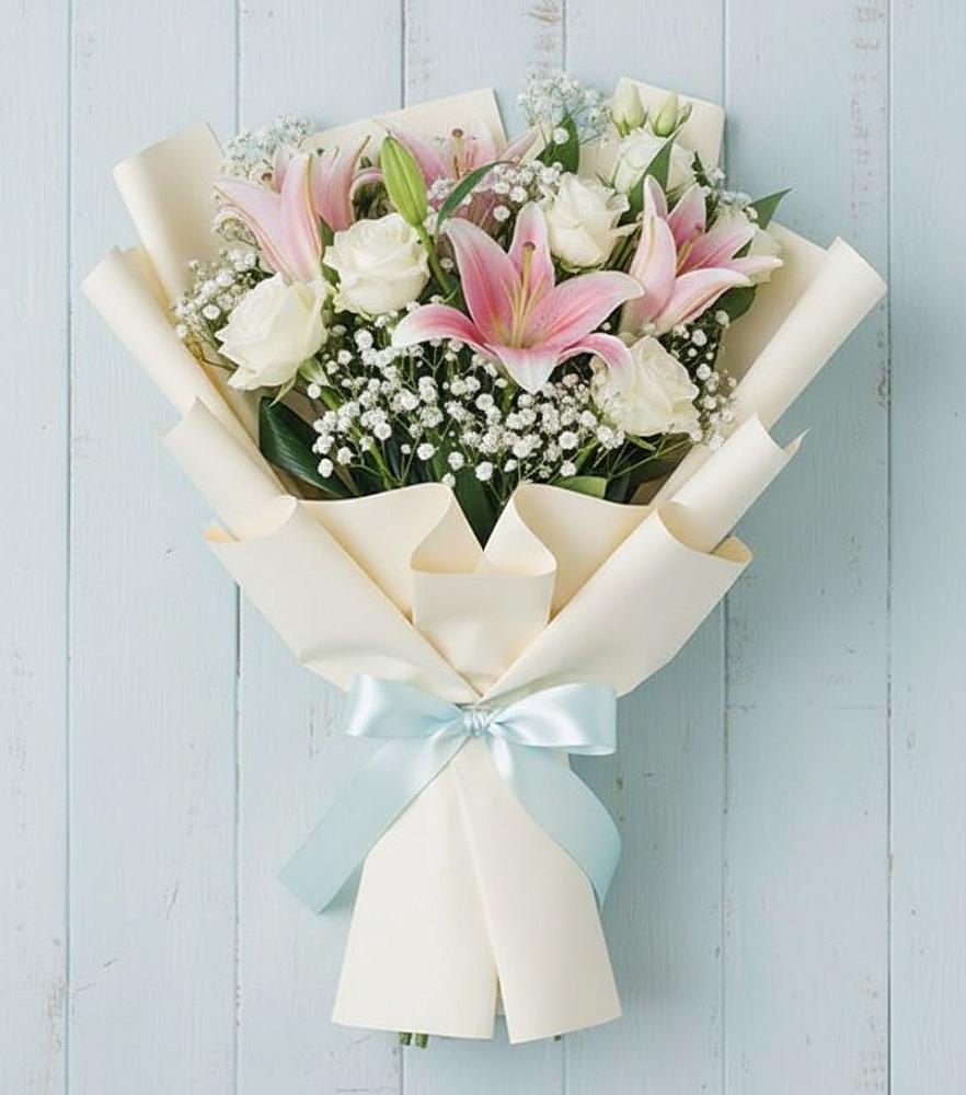 Букет цветов из: Лилии в Кировской