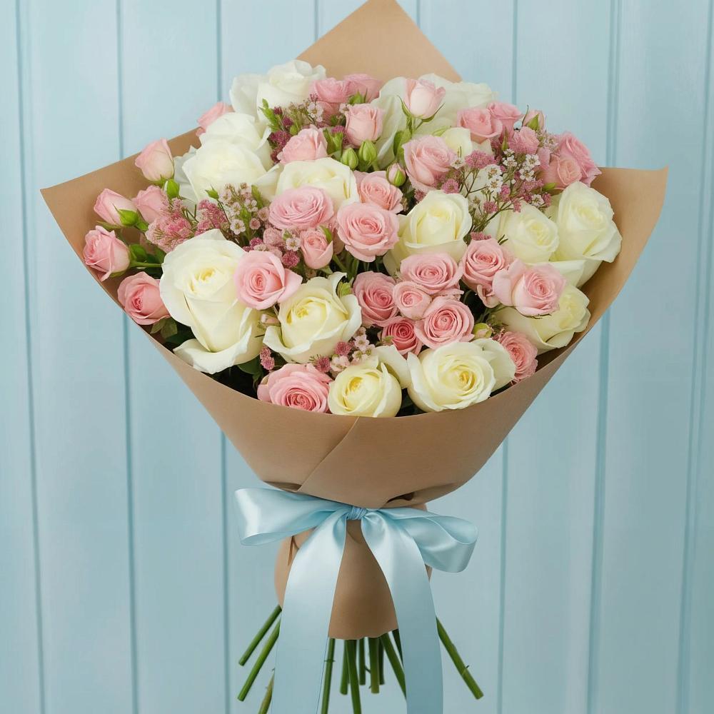 Букет цветов из: Розы в Кировской
