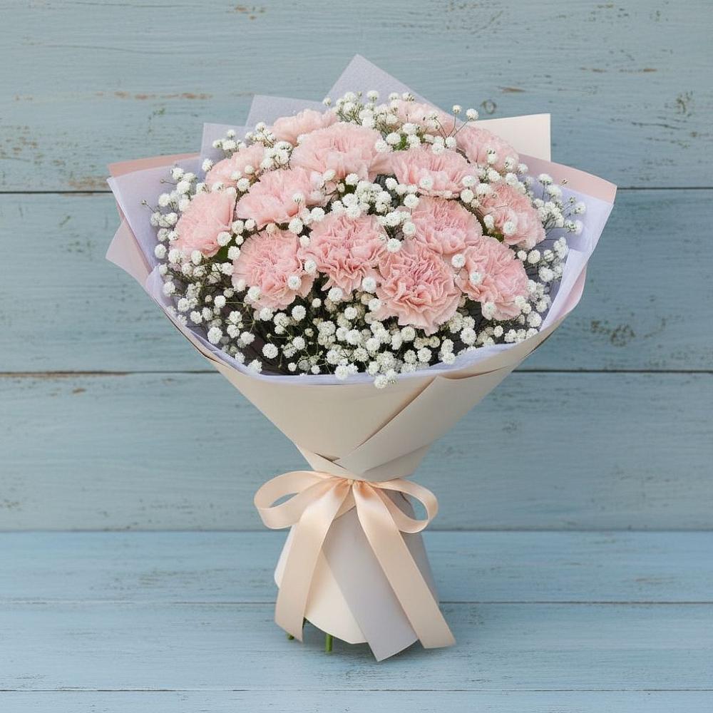 Букет цветов из: Гвоздики в Кировской