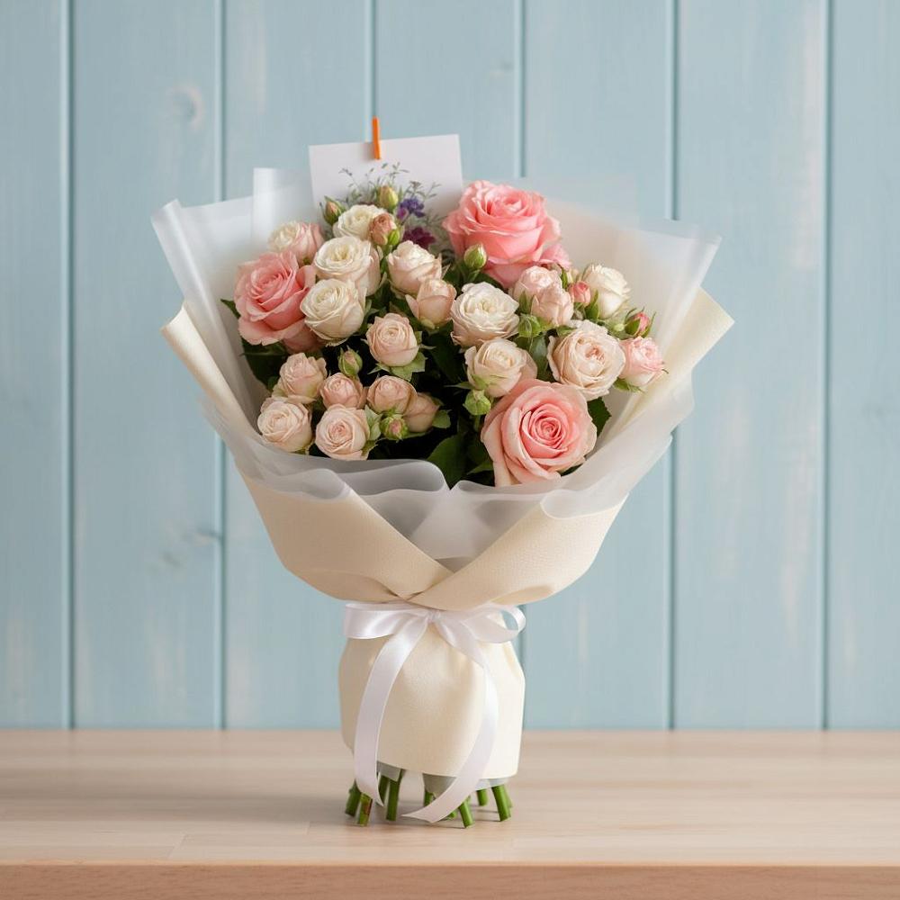 Букет цветов из: Розы в Кировской