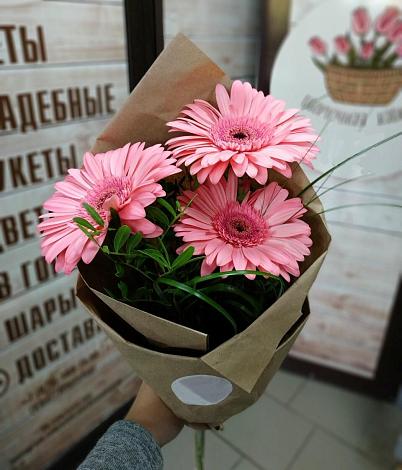 Букет цветов из: Герберы в Кировской