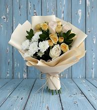 Букет цветов из:  Розы и Хризантемы в Кировской