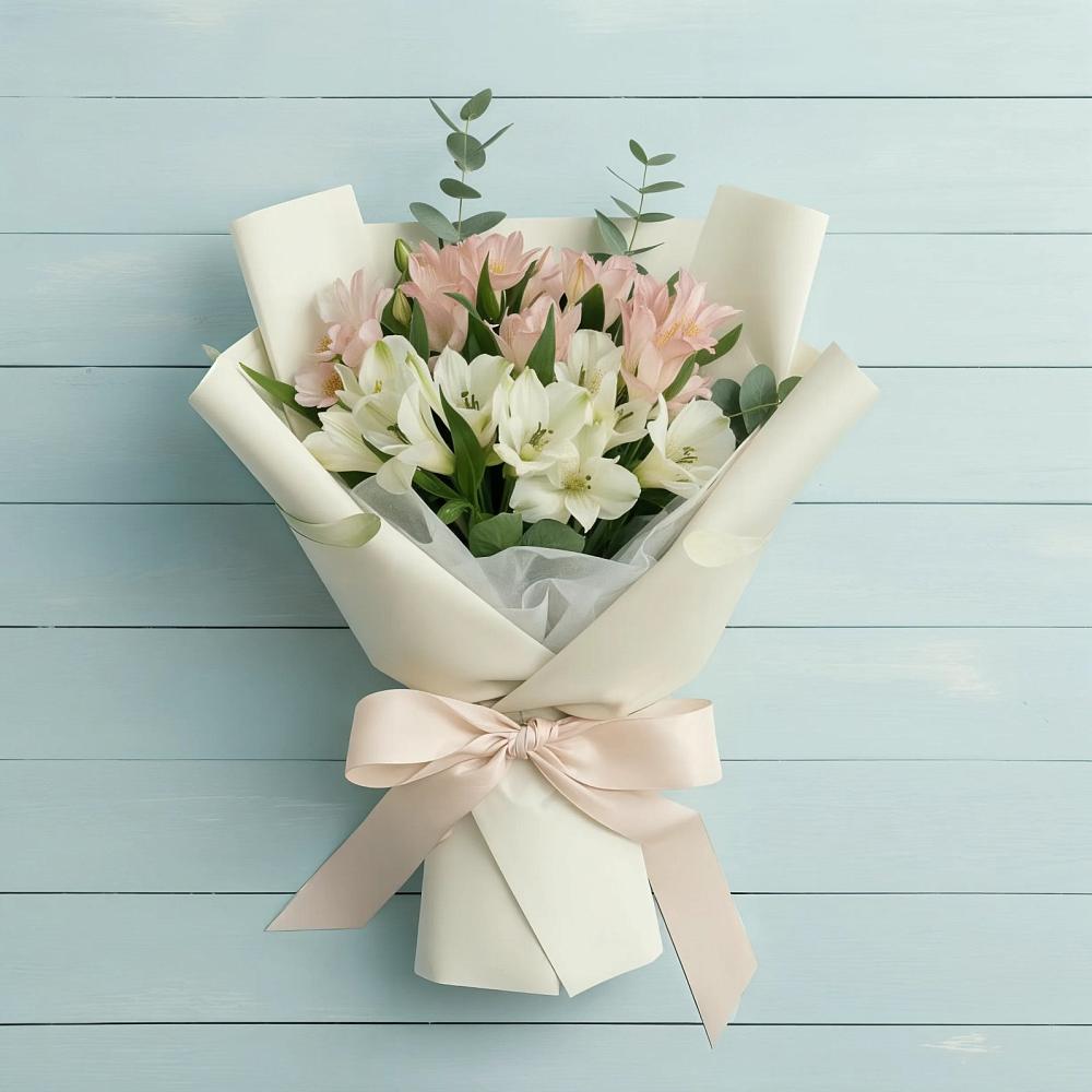 Букет цветов из: Альстромерии в Кировской